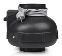 Prima Klima Rohrventilator 125, 400 m³/h, ø 125/100 mm, Temperaturregelung