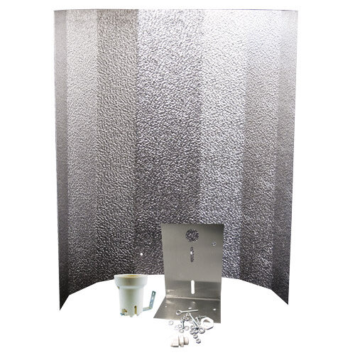 Reflektorkappe, Stucco, klein, 40 x 50 cm, Bügel, E27-Fassung, Schraubensatz