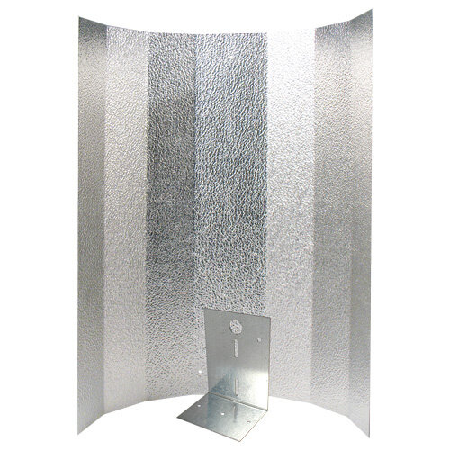 Stucco-Reflektor groß, 50x50 cm, Bügel verstärkt, inkl. Schraubensatz