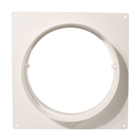 Wanddurchführung ohne Rückschlagklappe, L= 284 mm, ø 200 mm, Kunststoff, weiß