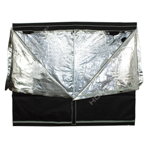 HOMEbox XXL+ Silver, aufgebaut 284 x 200 x 142 cm