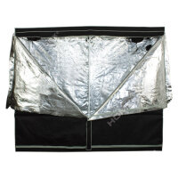 HOMEbox XXL+ Silver, aufgebaut 284 x 200 x 142 cm