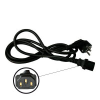 Netzkabel mit IEC-Connector, weiblich, Schuko-Stecker,...