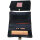 Original Kavatza Tasche Wildleder schwarz, 230 x 160 mm