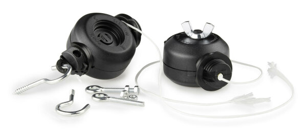 Easy Roll Set, 2 Stk., stufenlose Lampenaufhängung, belastbar bis 10 kg