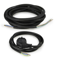 Kabelset: Schuko-Stecker 1,5m und 4m flexibles...