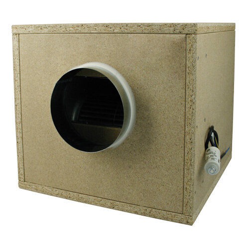 Lüfterkiste mit Schneckenhaus-Ventilator, 800 m³/h, 2x 160mm Flansch