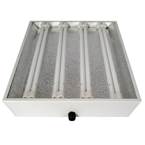 Elektrox Stecklingsarmatur für 4x 55 W, inkl. 4 CFL-Leuchtstoffröhren Elektrox