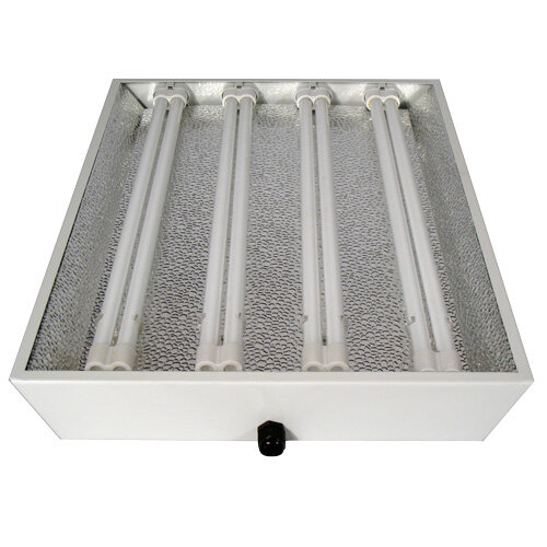 Elektrox Stecklingsarmatur für 4x 55 W, inkl. 4 CFL-Leuchtstoffröhren Elektrox