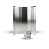 GIB Lighting Mithralit-Reflektor, 50 x 50 cm, montiert,...