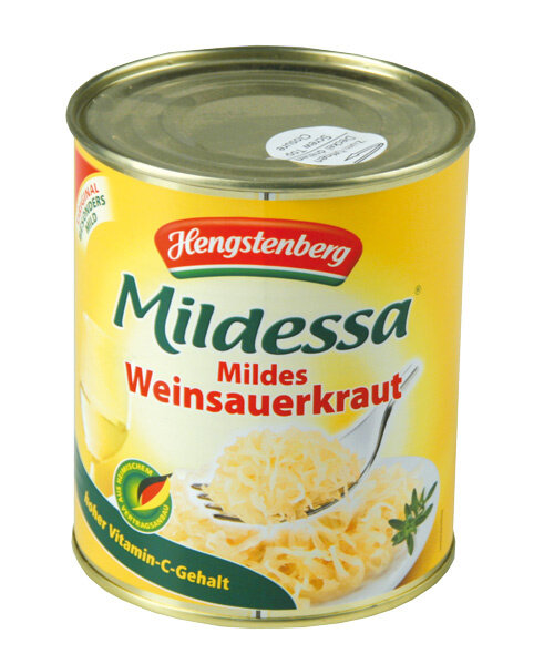 Dosensafe, Motiv Mildessa Weinsauerkraut, mit integriertem Versteck, H = 12 cm