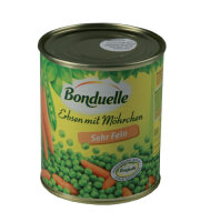 Dosensafe, Motiv Bonduelle Erbsen mit Möhrchen, mit...