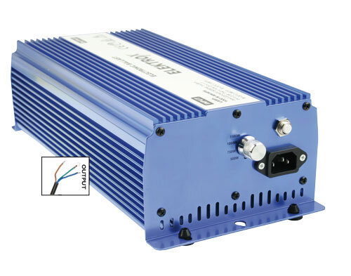 Elektrox Vorschaltgerät, 1000 W, blau, elektronisch, regelbar, für HPS- und MH-