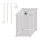 HOMEbox Hercules Rahmenunterstützung 120, aufgebaut 120 x 120 x 200 cm