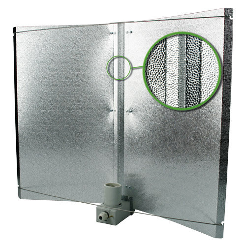LUCILU Wing-Reflektor, large, für max. 1000 W, mit Fassung, 700 x 620 mm
