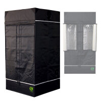 GrowLab 100, aufgebaut 100 x 100 x 200 cm, Versandkarton...