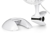 Hurricane Clipventilator, 18 cm, 15 W, 2 Stufen-Umluftventilator mit Ansteckcli