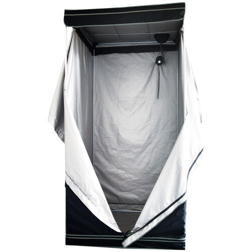 LiteBOX, aufgebaut 120 x 120 x 200 cm, Versandkarton 118 x 23 x 10,5 cm