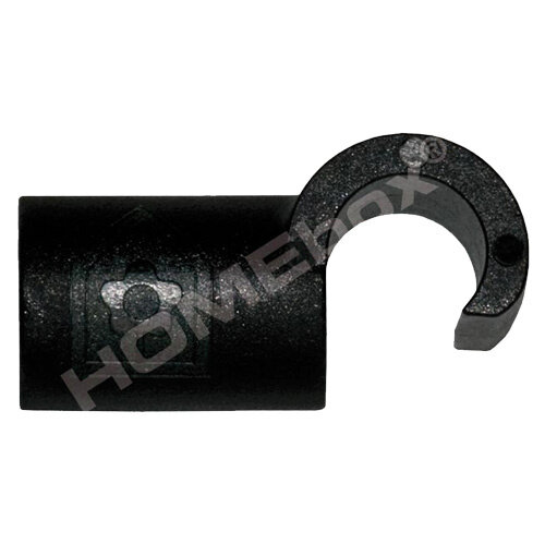 HOMEbox Plastikhaken, kurz, 4 Stk. für 16mm Poles