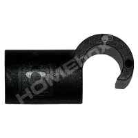 HOMEbox Plastikhaken, kurz, 4 Stk. für 16mm Poles