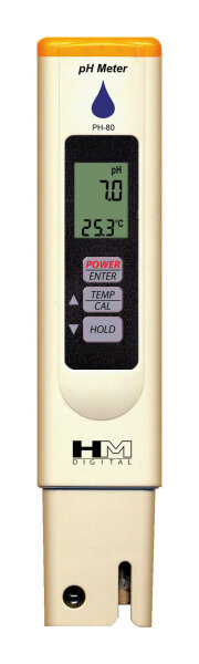 HM Digital pH/Temp-Meter, Hydro Tester, Auflösung: 0,1 pH, 0,1 °C
