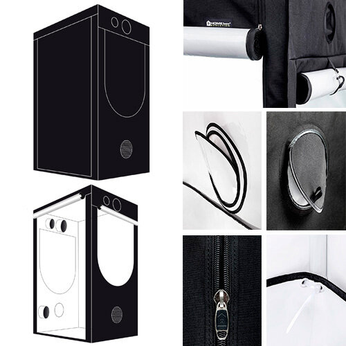 HOMEbox Evolution R 120, aufgebaut 120cm x 90cm x 180cm