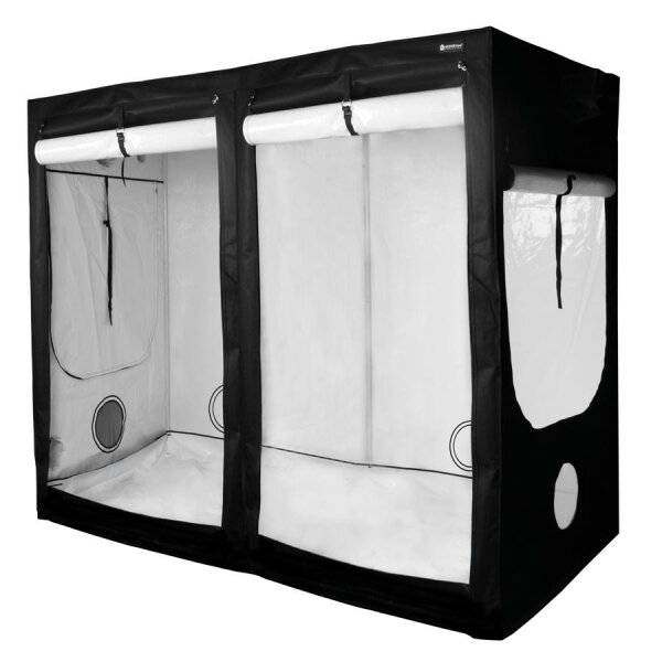 HOMEbox Evolution R 240, aufgebaut 240cm x 120cm x 200cm