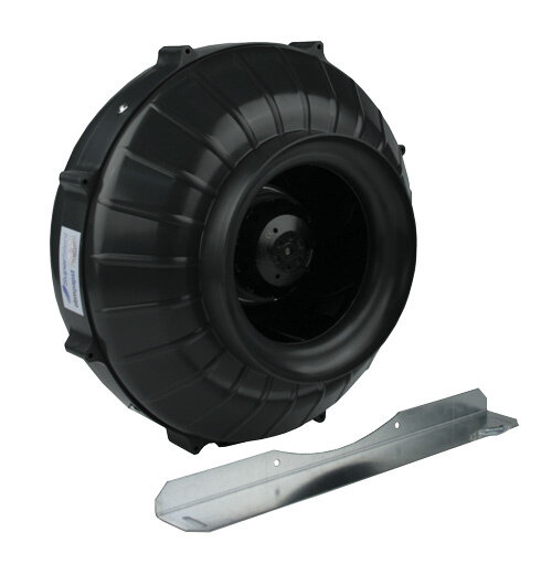 PK Rohrventilator 200, 800 m³/h, für 200 mm Rohr, Kunststoff, unverkabelt