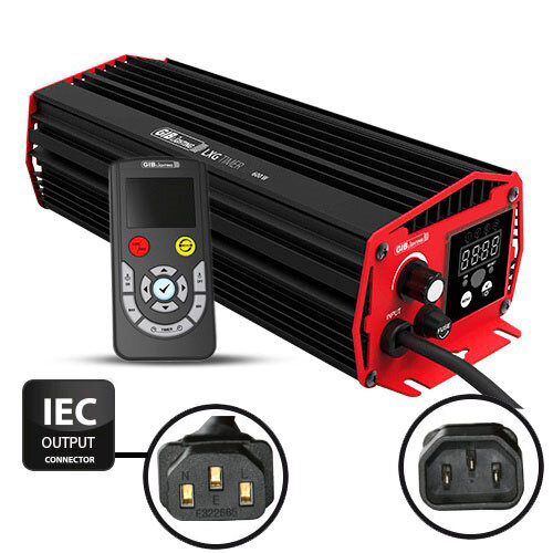 GIB Lighting LXG Timer 2.0 600 W, elektronisches Vorschaltgerät, IEC-Connector, Fernbedienung