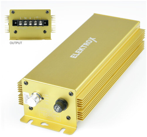 Elektrox Vorschaltgerät 600W, elektronisch, 4 Stufen regelbar, mit Terminalblock