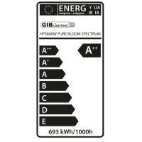 GIB Lighting Pure Bloom Spectrum XTreme Output, 600 W