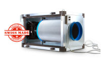 CarbonActive EC InLine Double Filter Unit 500m3/h