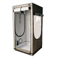 HOMEbox Ambient Q 100, aufgebaut 100cm x 100cm x 200cm