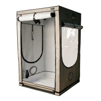 HOMEbox Ambient Q 120, aufgebaut 120cm x 120cm x 200cm