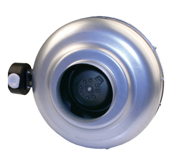 IN-Line Ventilator,max 760 m³/h, für 160 mm Rohr, rostfreier Stahl