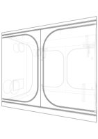 Secret Jardin Dark Room DR240 -  aufgebaut 240x240x200 cm - in 2 Versandkartons