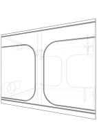 Secret Jardin Dark Room DR300 -  aufgebaut 300x300x235 cm - in 2 Versandkartons