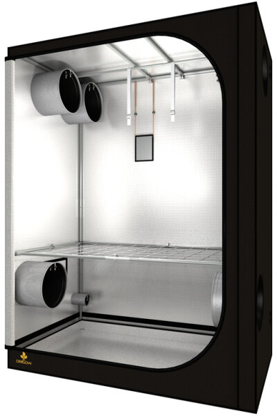 Secret Jardin Dark Room DR150w -  aufgebaut 150x90x200 cm - im Versandkarton