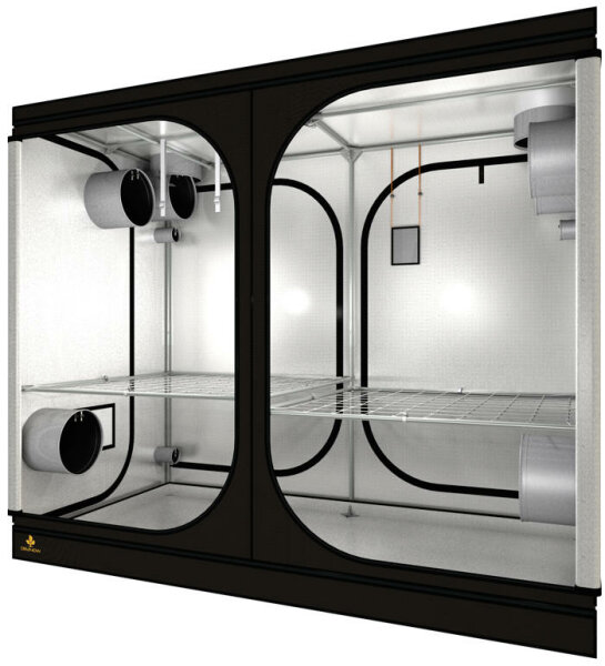 Secret Jardin Dark Room DR240w -  aufgebaut 240x120x200 cm - im Versandkarton