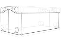 Secret Jardin Dark Room DR480w -  aufgebaut 480x240x200 cm - in 2 Versandkarton