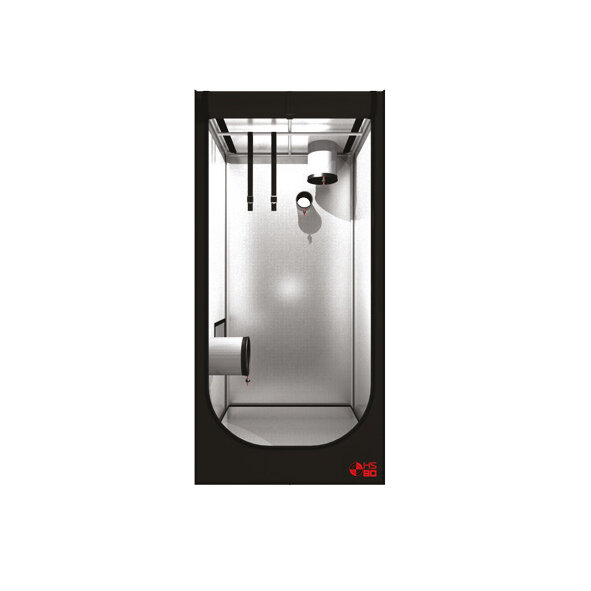 Secret Jardin Hydro Shoot HS80 -  aufgebaut 80x80x160 cm - im Versandkarton