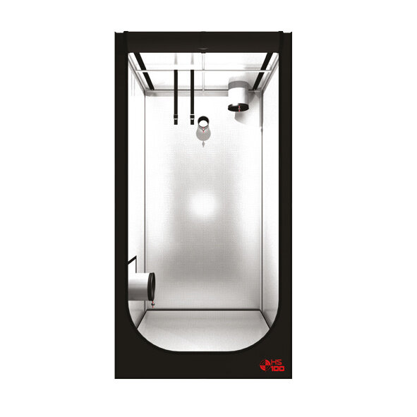 Secret Jardin Hydro Shoot HS100 -  aufgebaut 100x100x200 cm - im Versandkarton