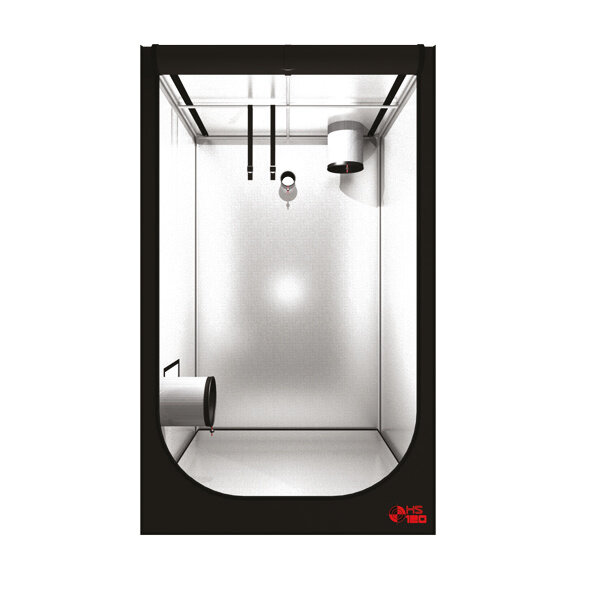 Secret Jardin Hydro Shoot HS120 -  aufgebaut 120x120x200 cm - im Versandkarton