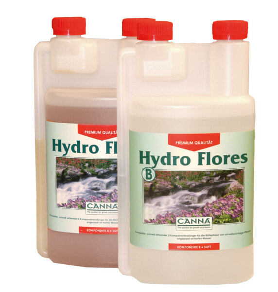 CANNA Hydro Flores A&B (Weiches Wasser) je 1 L