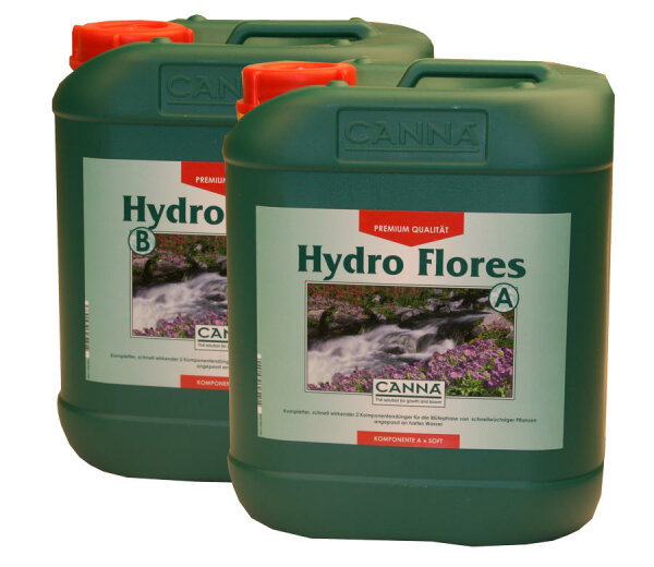 CANNA Hydro Flores A&B (Weiches Wasser) je 5 L