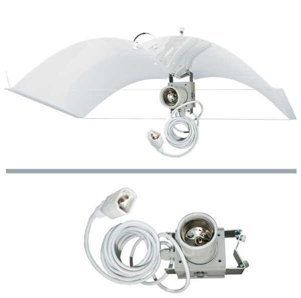 Adjust-A-Wings Defender S mit Fassung mit 4m IEC-Connector-Kabel