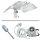 Adjust-A-Wings Avenger M mit Super Spreader M und Fassung mit 4m IEC-Connector-Kabel