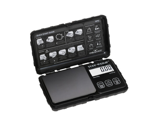On Balance Tuff-Weigh Digitalwaage TUF-200, 0,01-200g, schwarz