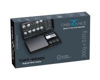 On Balance Tuff-Weigh Digitalwaage TUF-200, 0,01-200g, schwarz