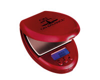 On Balance Mini-Digitalwaage, DJ-100-RD, 0,01g-100g, rot